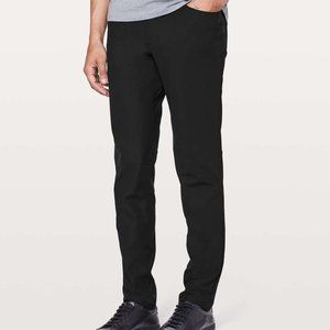 Lululemon ABC Slim Warpstreme Black Pants size 34